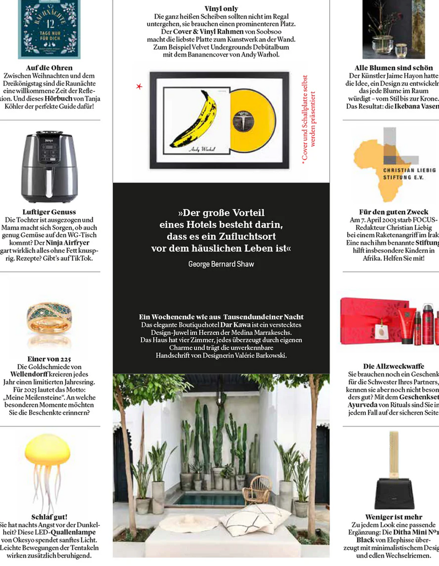 <h3>- FOCUS MAGAZINE -</h3><p>6.12.2024 / ISSUE 50</p><p>24 CHRISTMAS PRESENTS FEATURE</p>